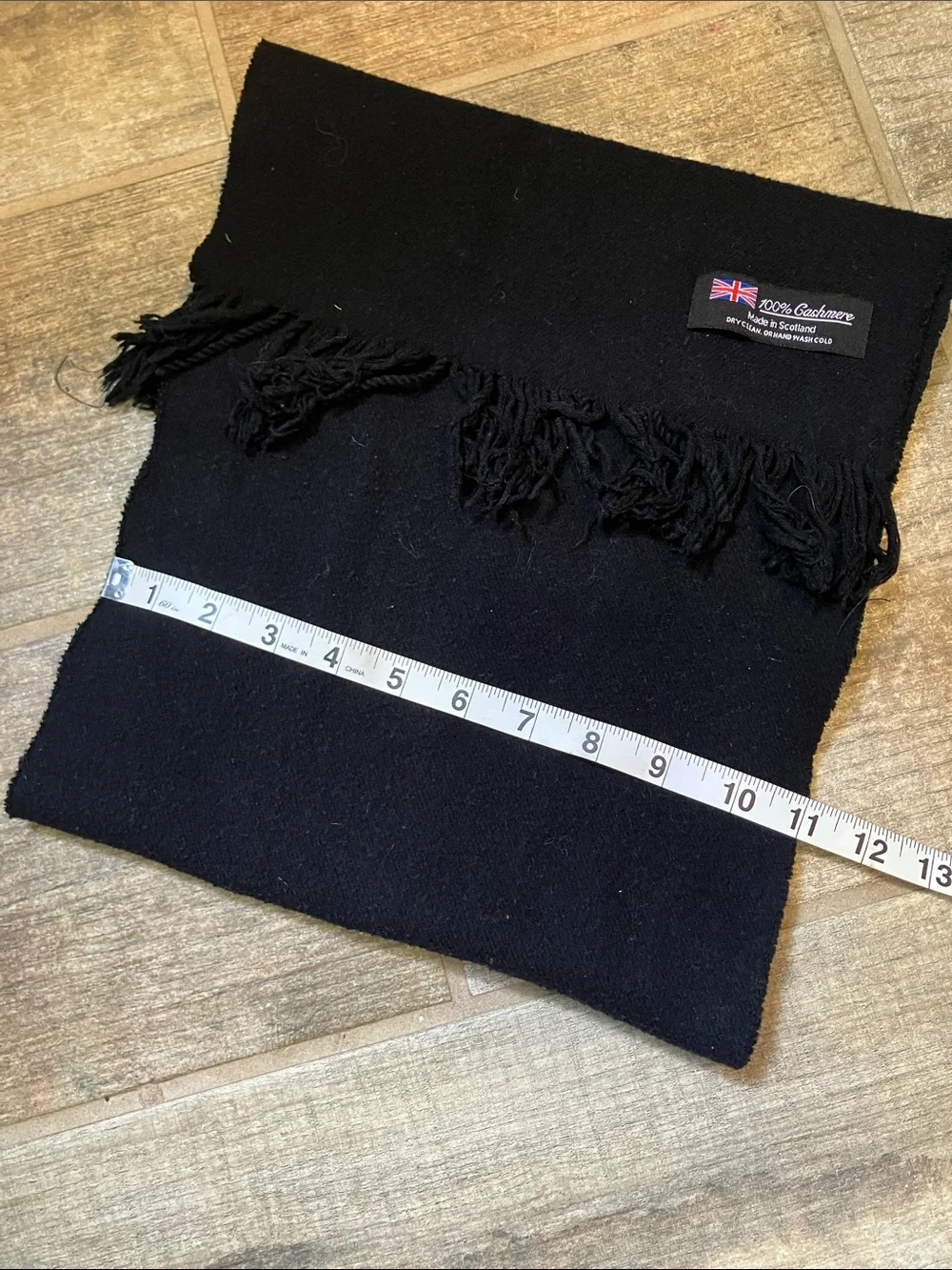 100% Cashmere Unisex Winter Scarf Made in Scotland